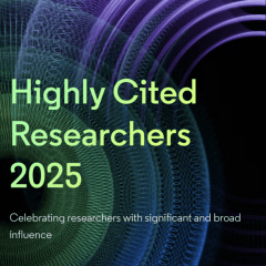 Logo of Clarivate's Highly Cited Researchers 2025